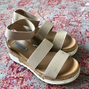Steve Madden cork platform sandal